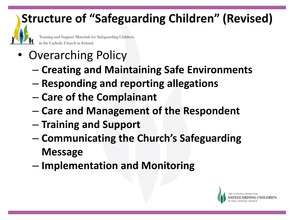 structure of safeguarding children revised