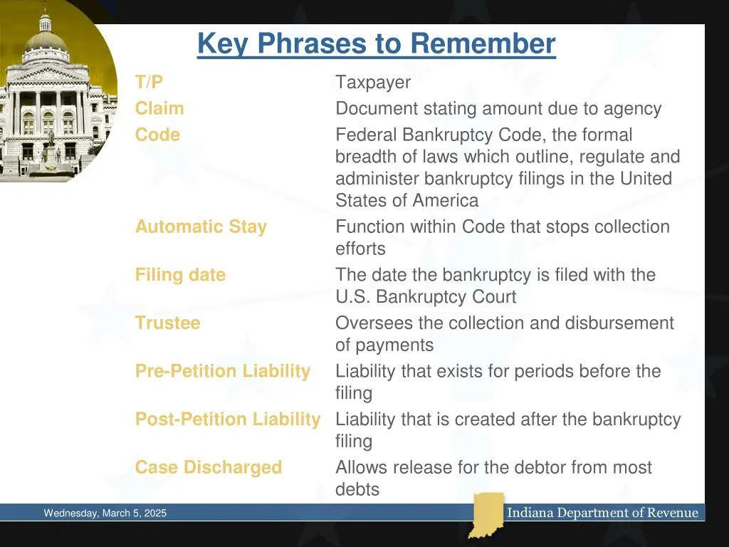 key phrases to remember