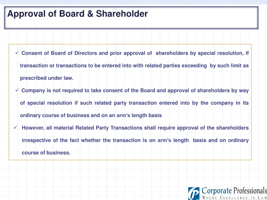 approval of board shareholder