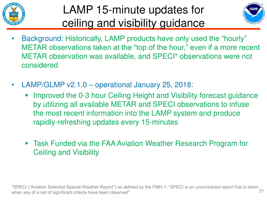 lamp 15 minute updates for ceiling and visibility 1
