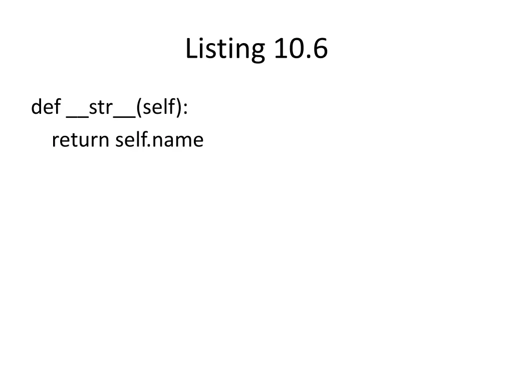 listing 10 6