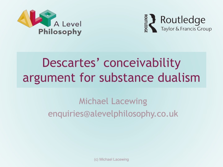 descartes conceivability argument for substance