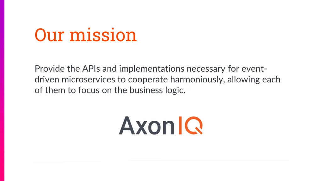 our mission