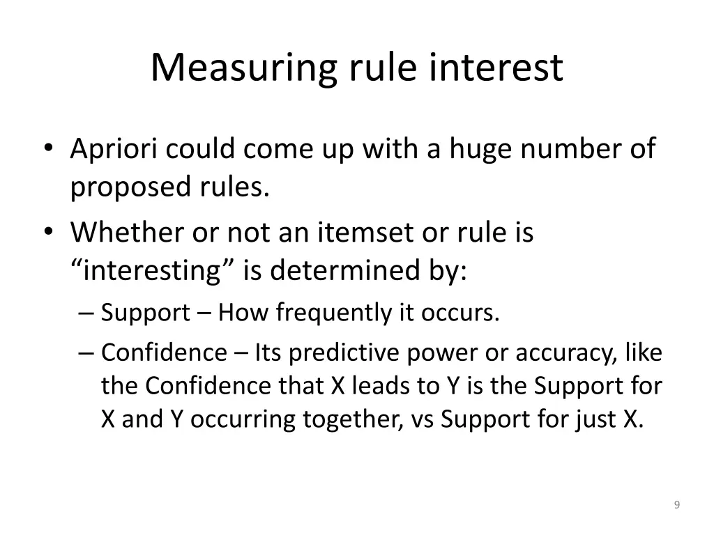 measuring rule interest