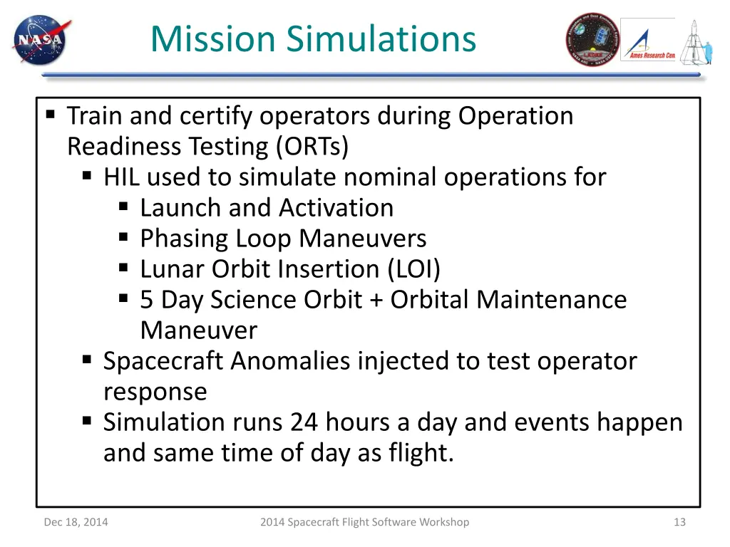mission simulations 1