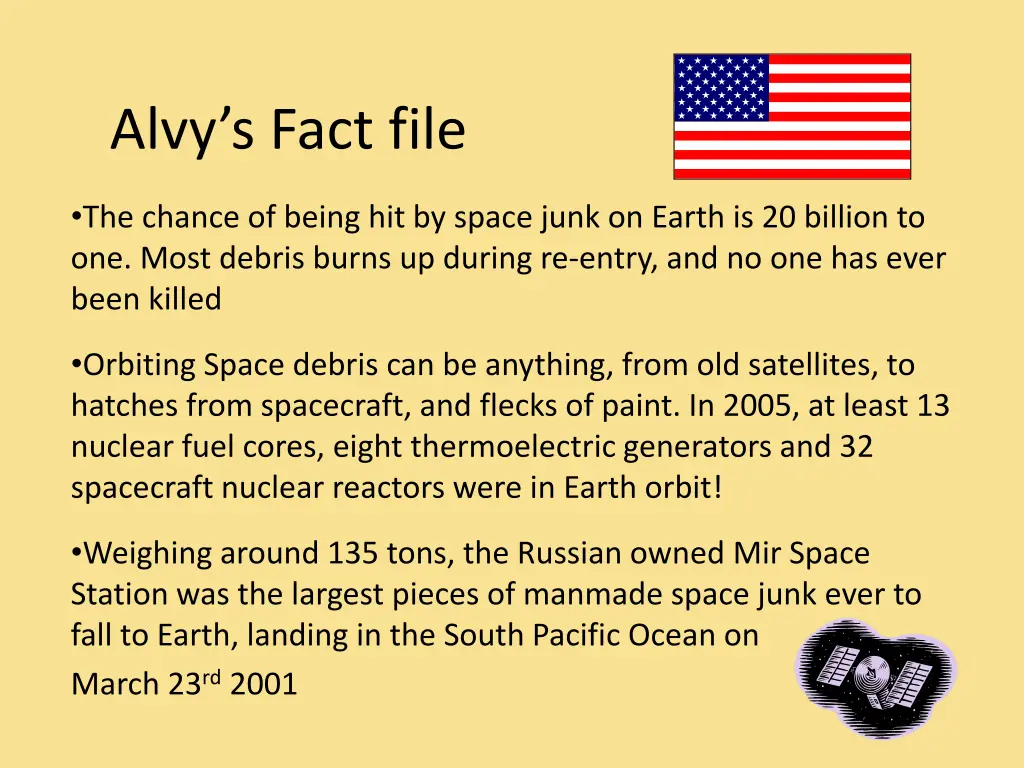 alvy s fact file