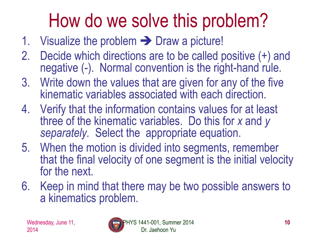 how do we solve this problem 1 visualize