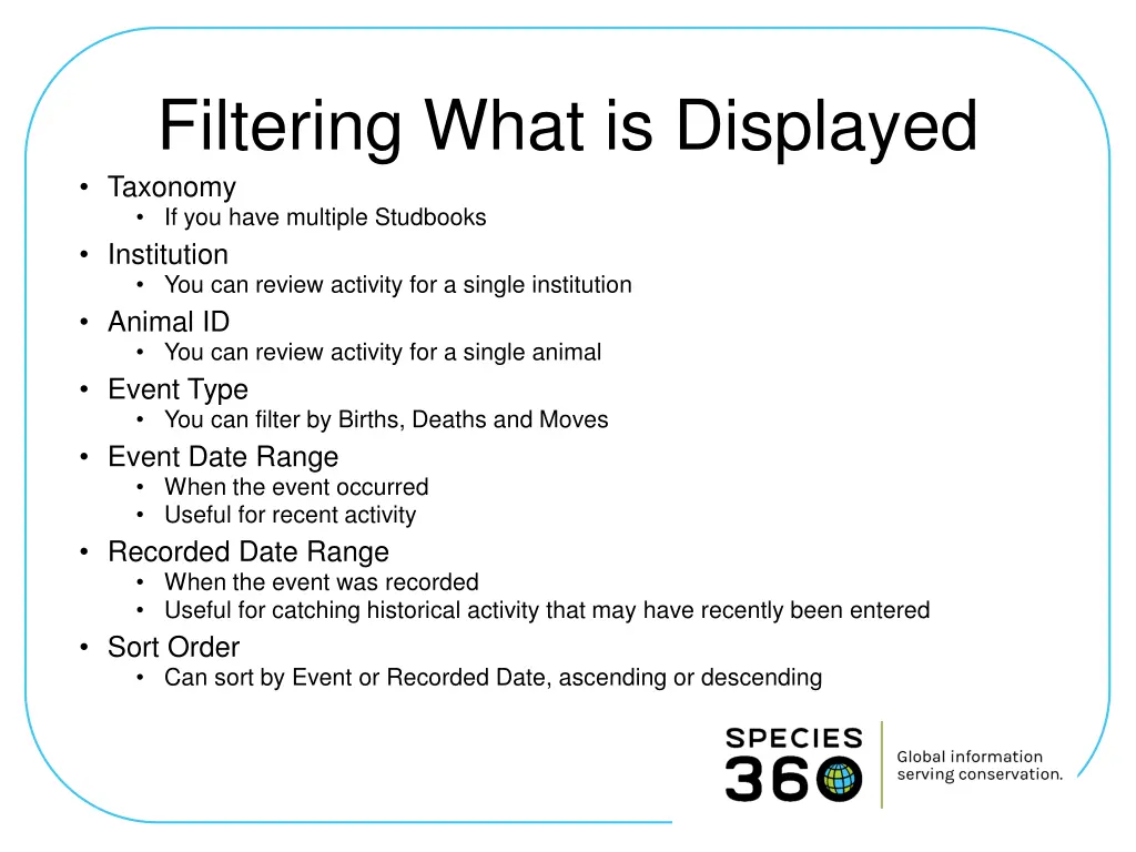 filtering what is displayed taxonomy if you have