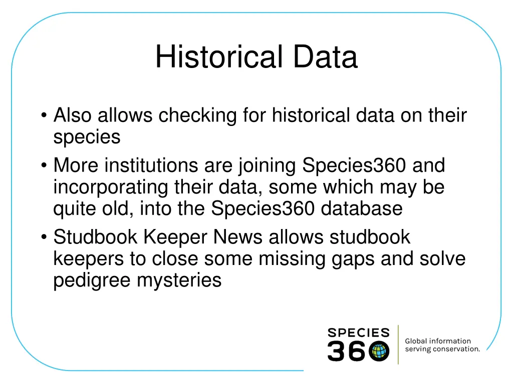 historical data