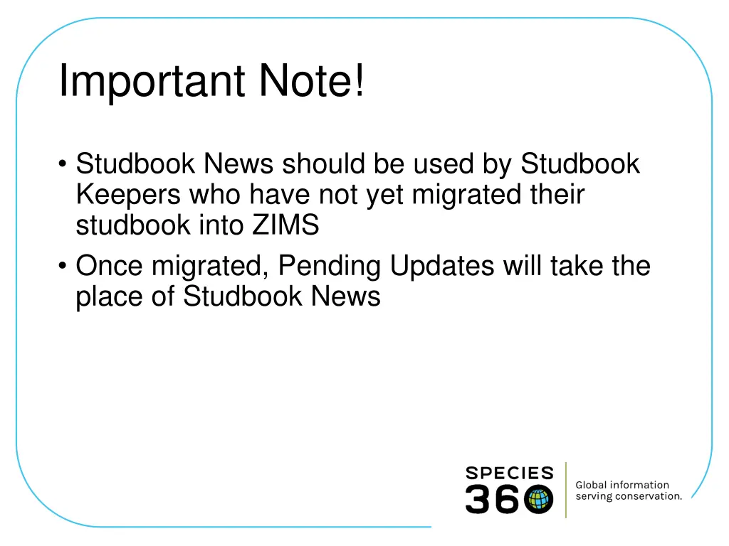 important note