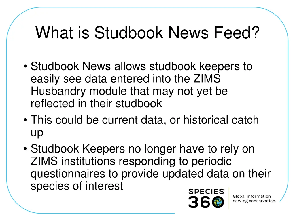 what is studbook news feed