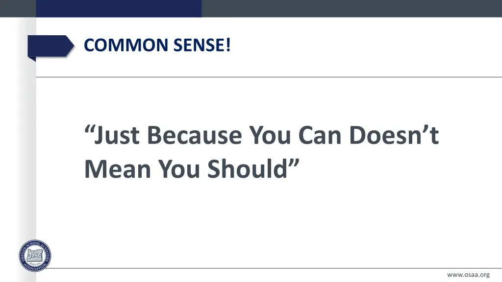 common sense