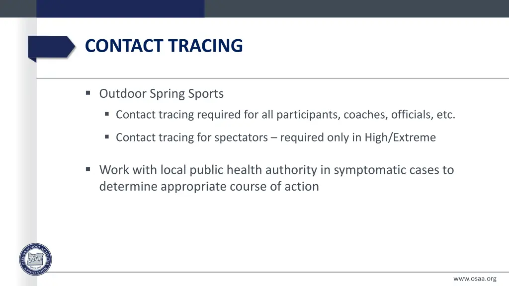 contact tracing