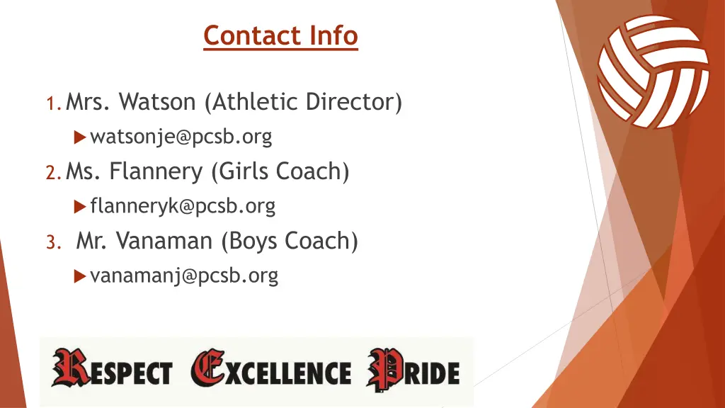 contact info
