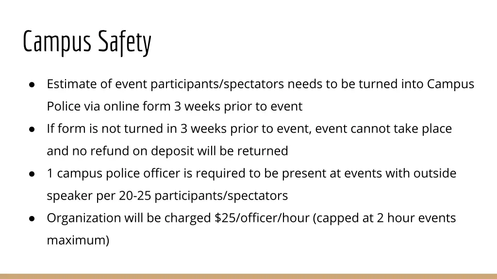 campus safety