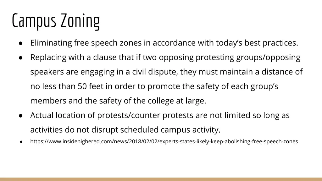 campus zoning