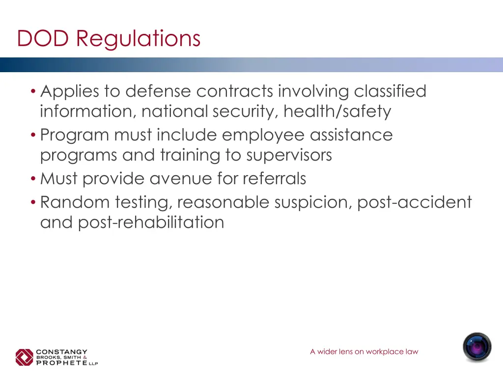 dod regulations