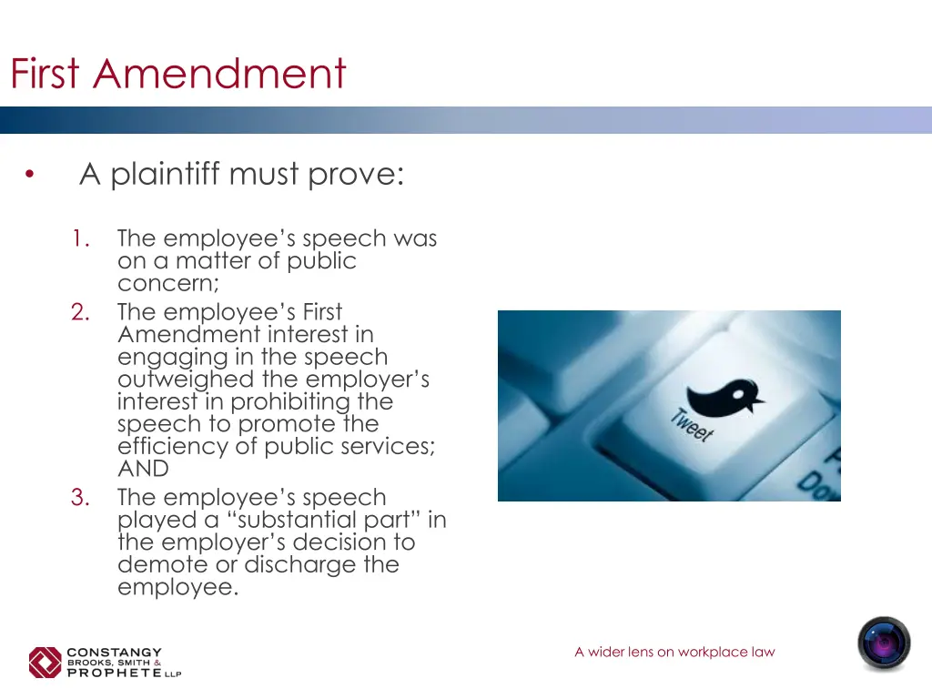 first amendment