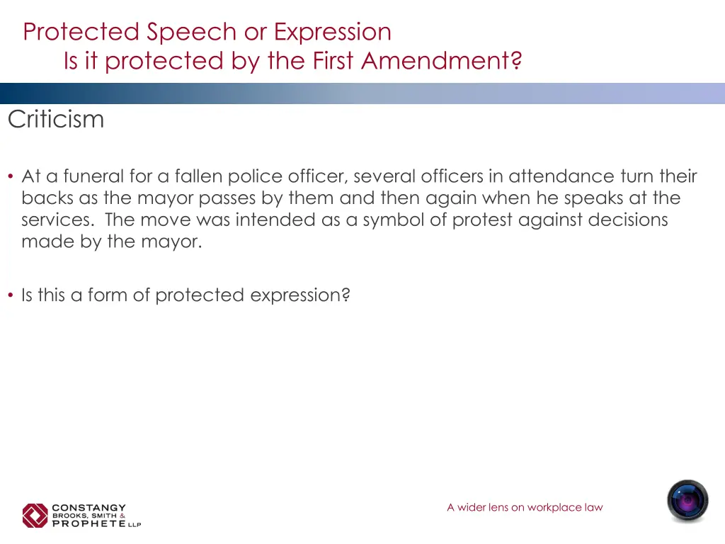 protected speech or expression is it protected 2