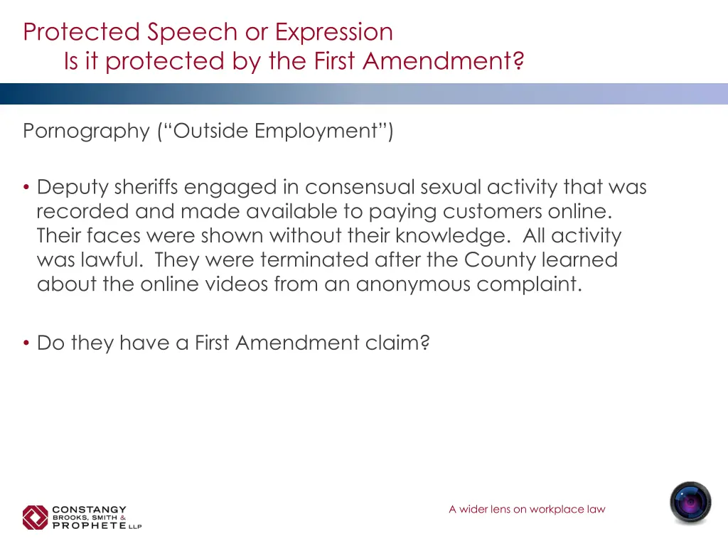 protected speech or expression is it protected 3