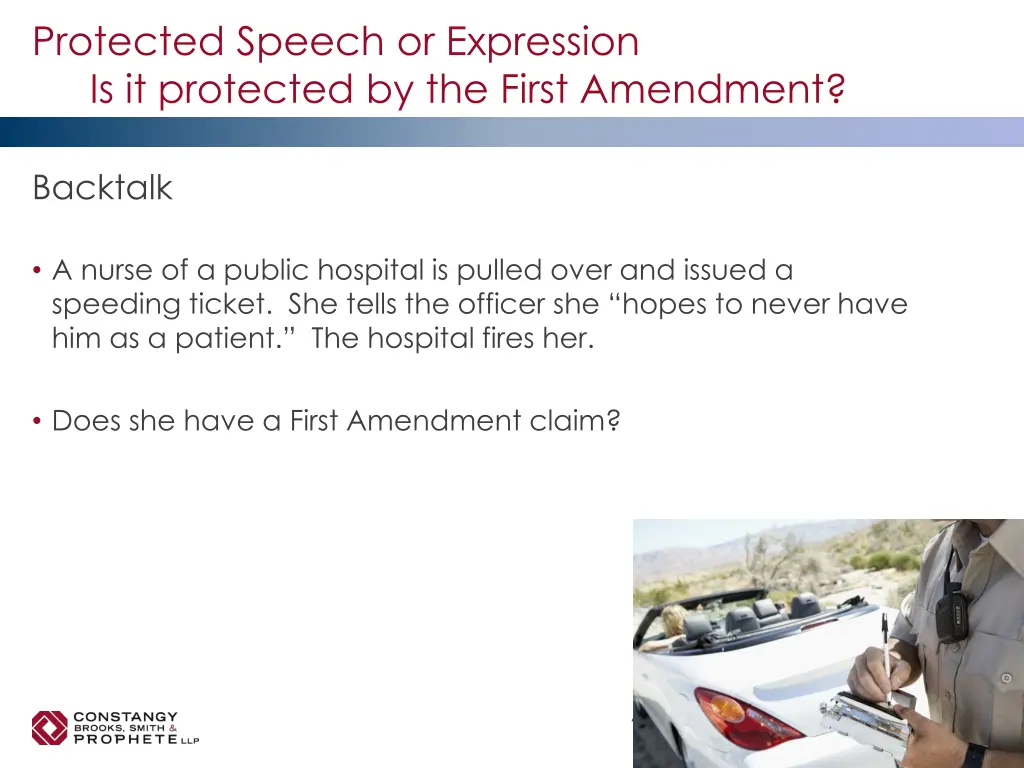 protected speech or expression is it protected