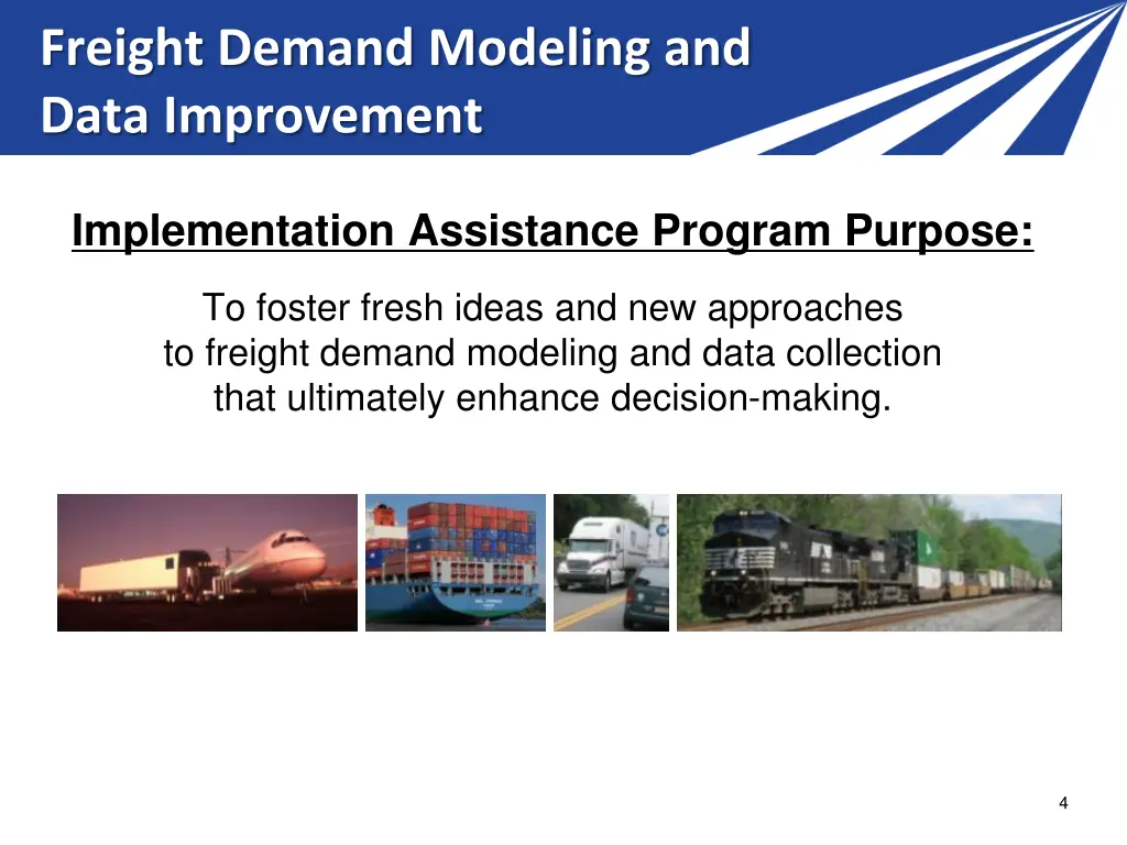 freight demand modeling and data improvement 1