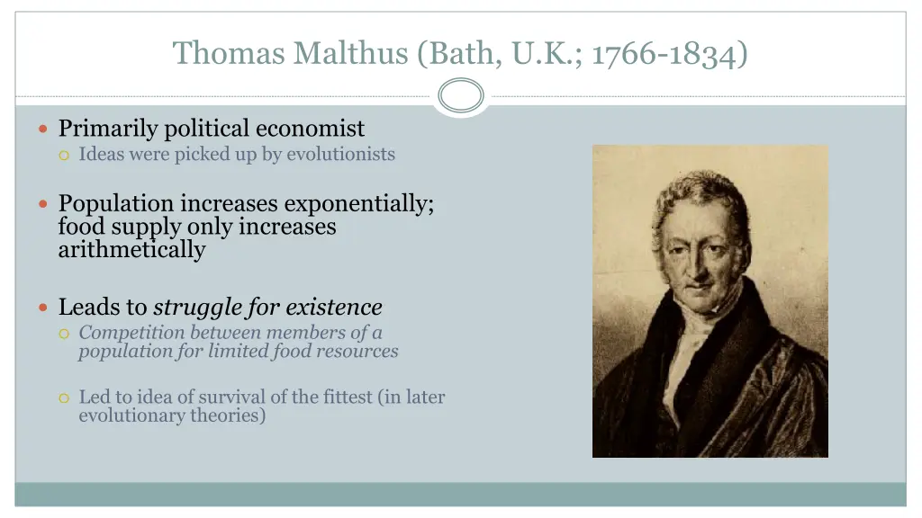 thomas malthus bath u k 1766 1834