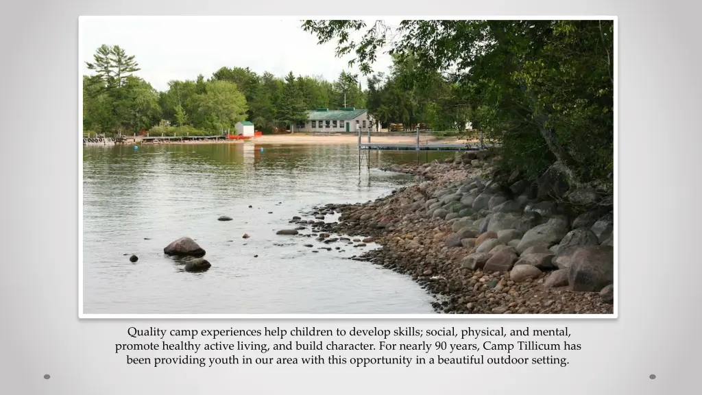 quality camp experiences help children to develop