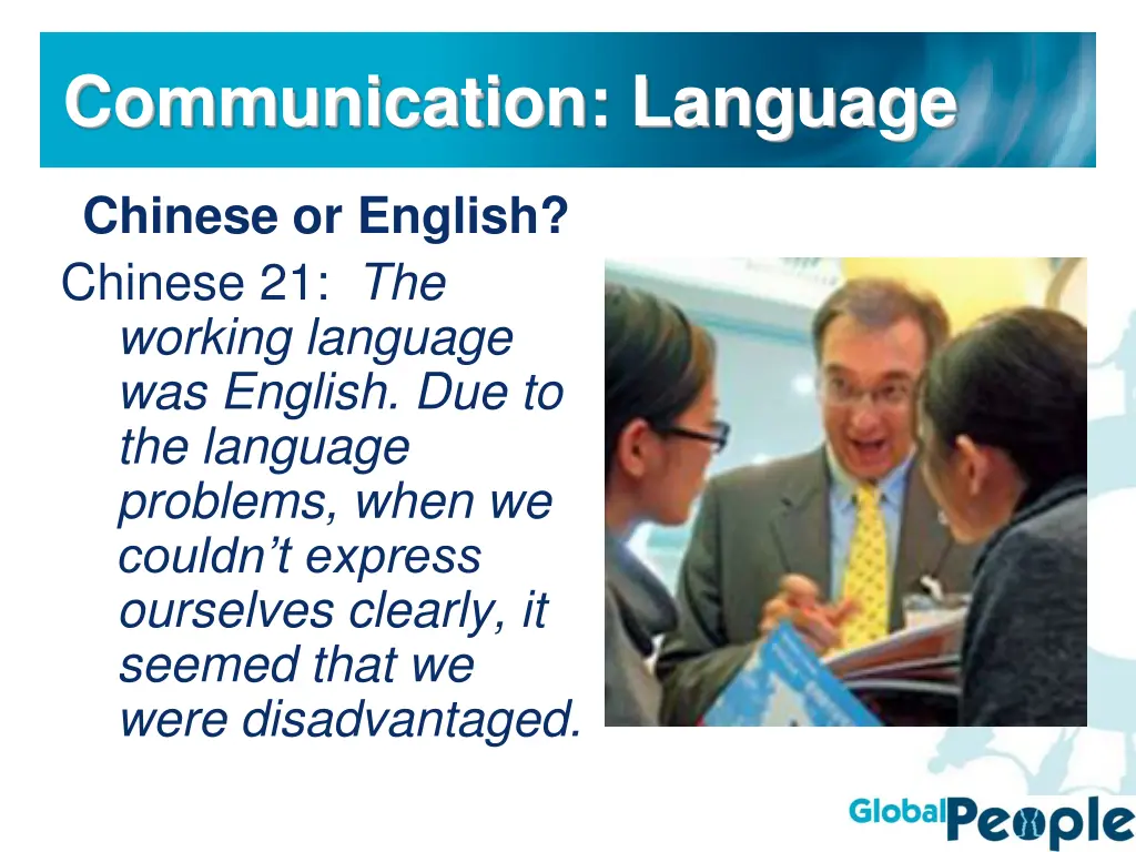 communication language 1