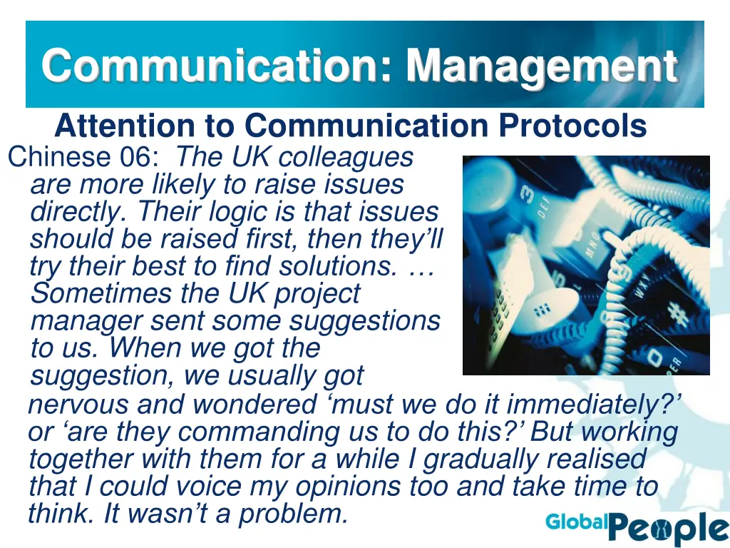 communication management attention
