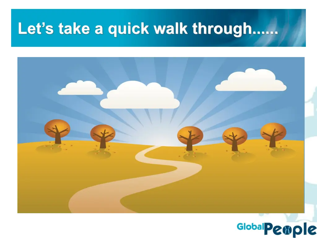 let s take a quick walk through