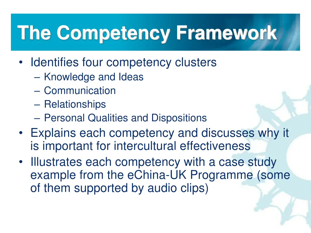 the competency framework 1
