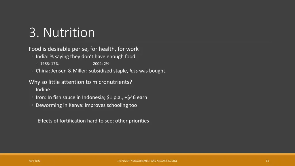 3 nutrition