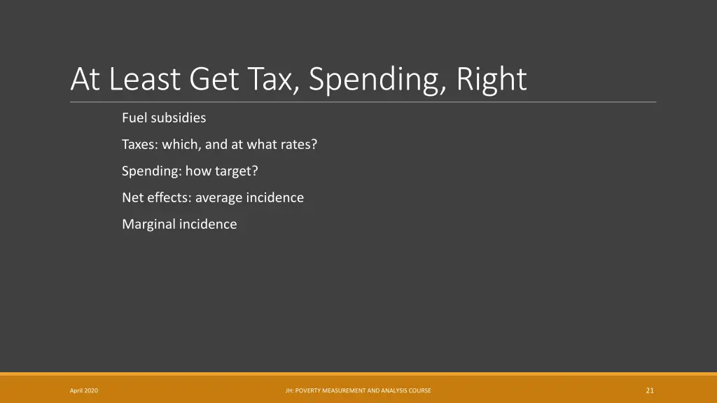 at least get tax spending right
