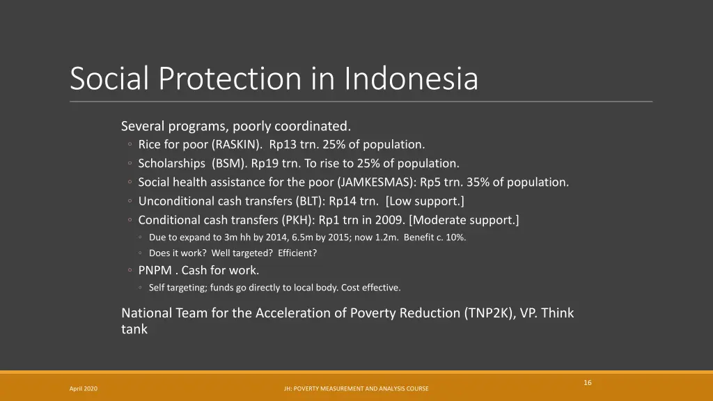 social protection in indonesia