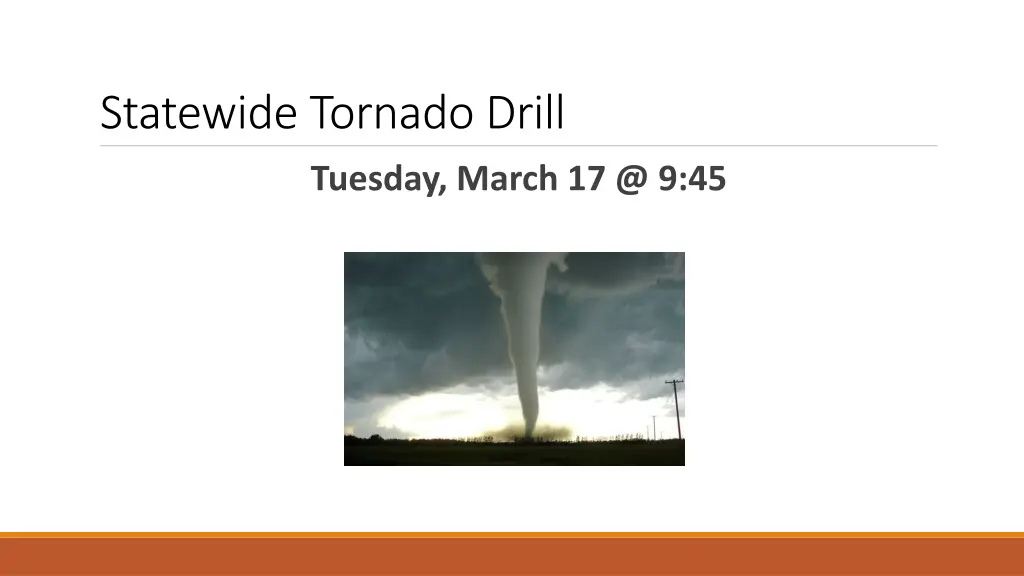 statewide tornado drill