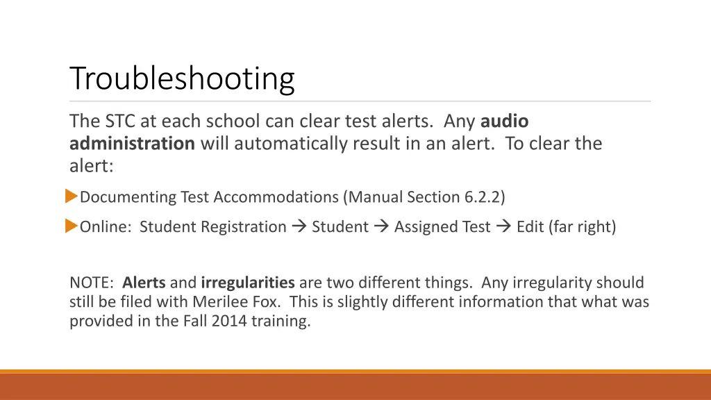 troubleshooting