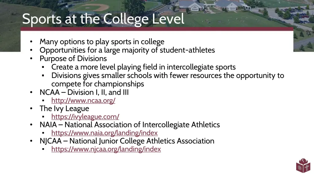 sports at the college level