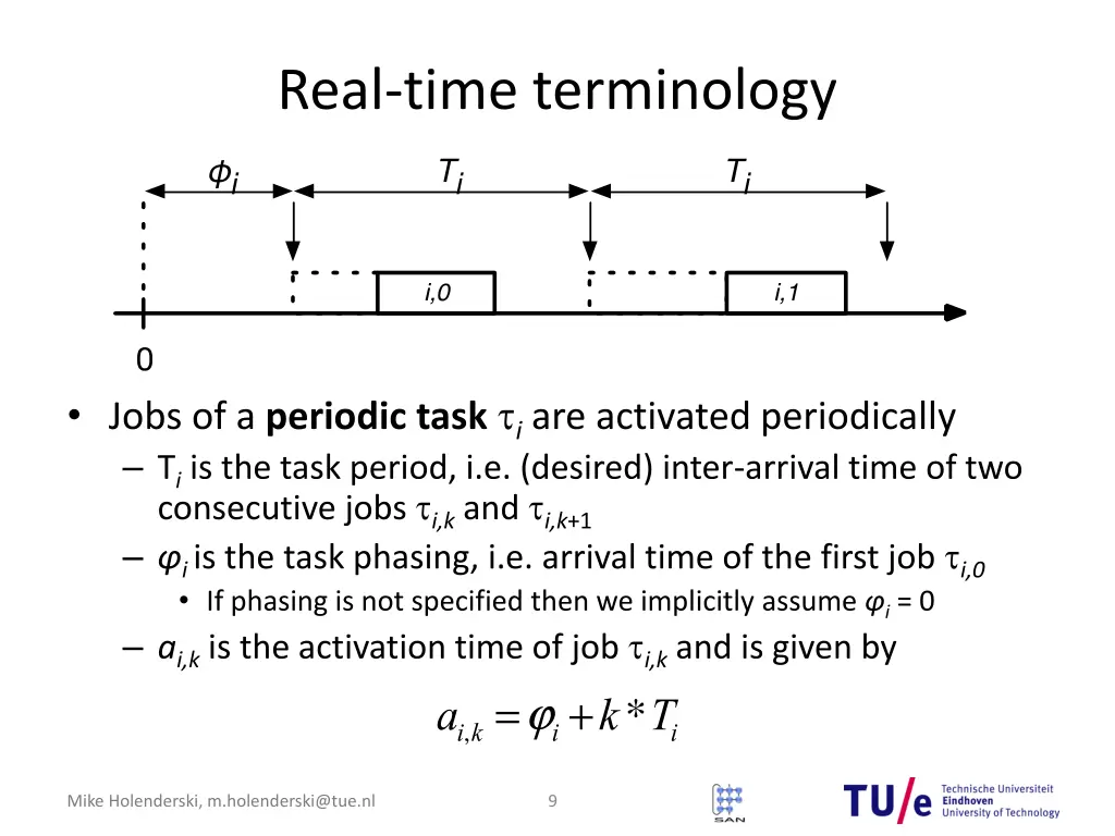 real time terminology