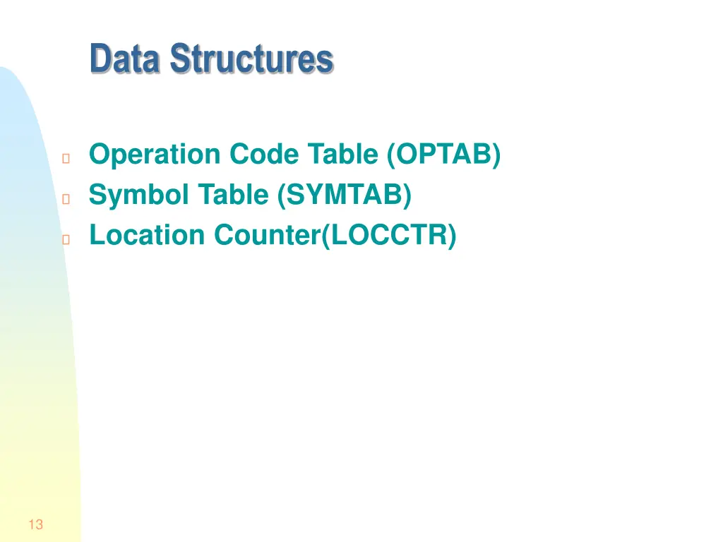 data structures