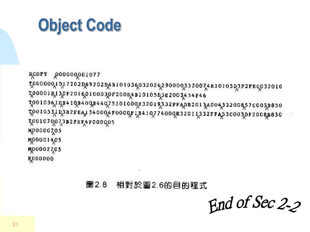 object code