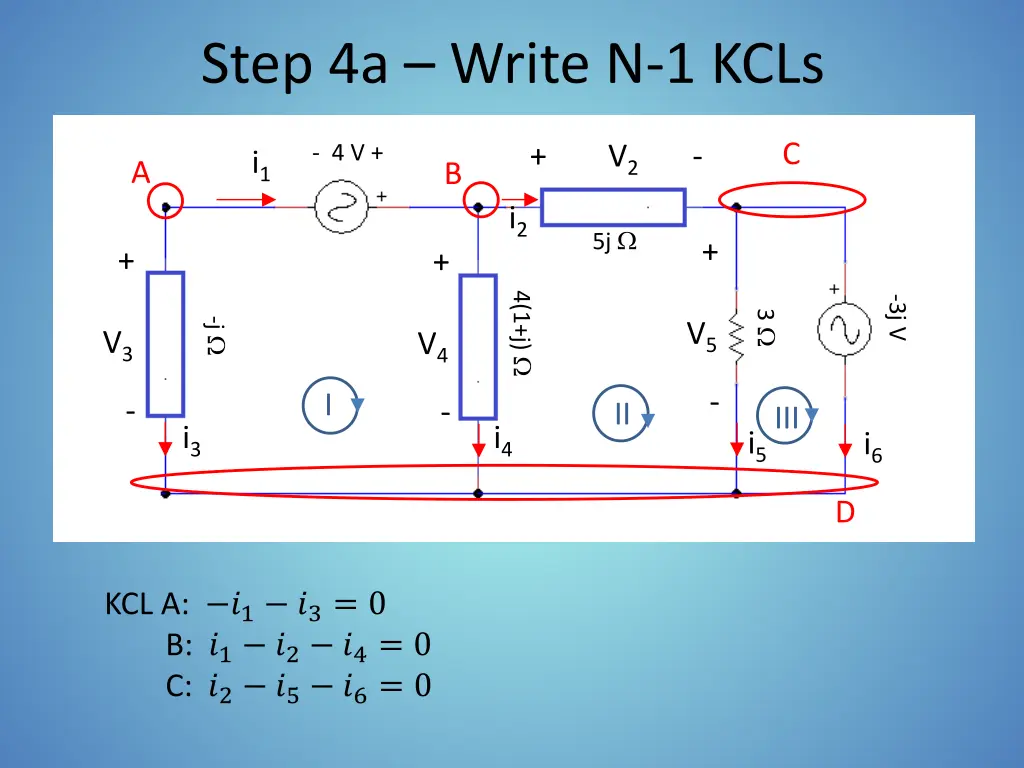 step 4a write n 1 kcls