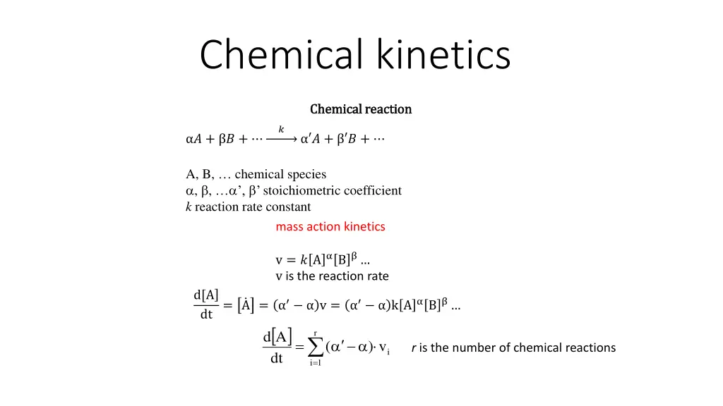 chemical kinetics 1