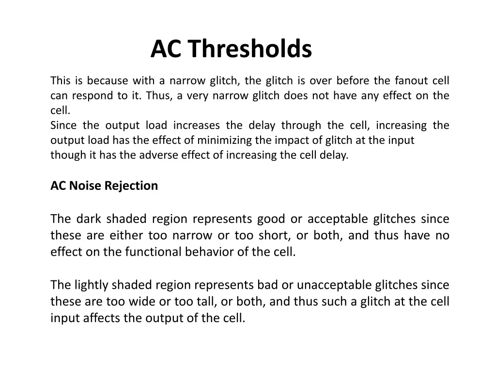 ac thresholds