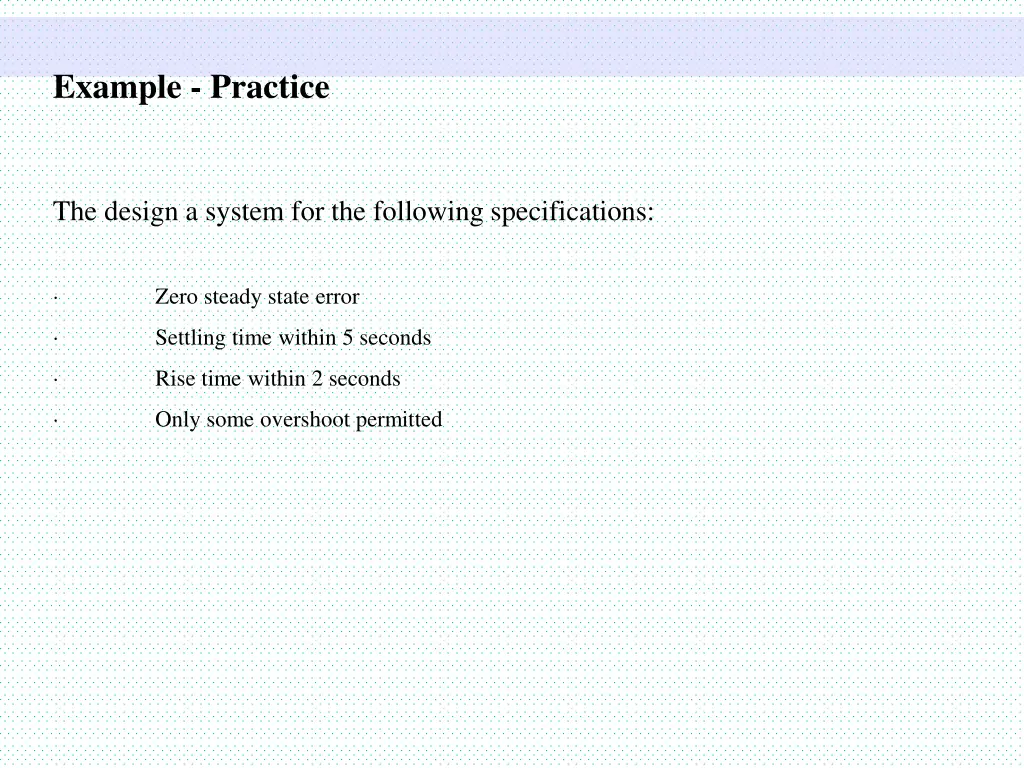 example practice 1