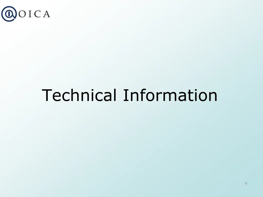 technical information