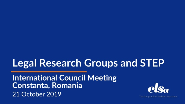 legal research groups and step