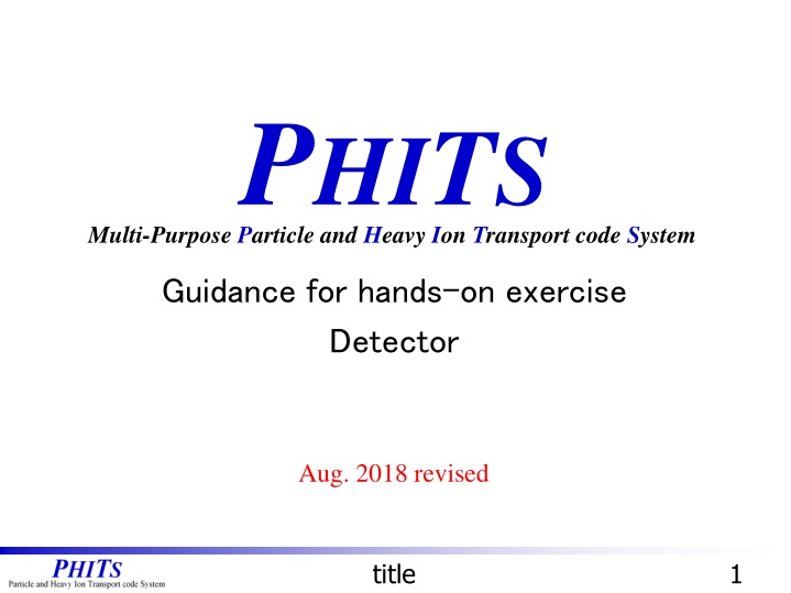 p hi t s multi purpose particle and heavy