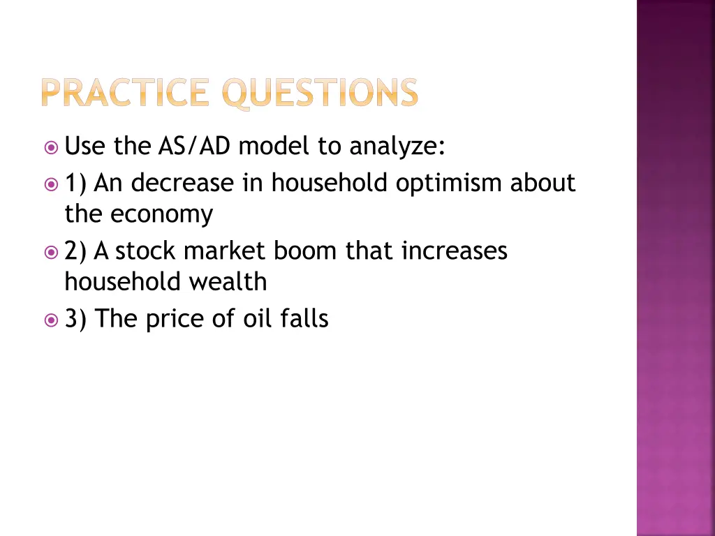 practice questions