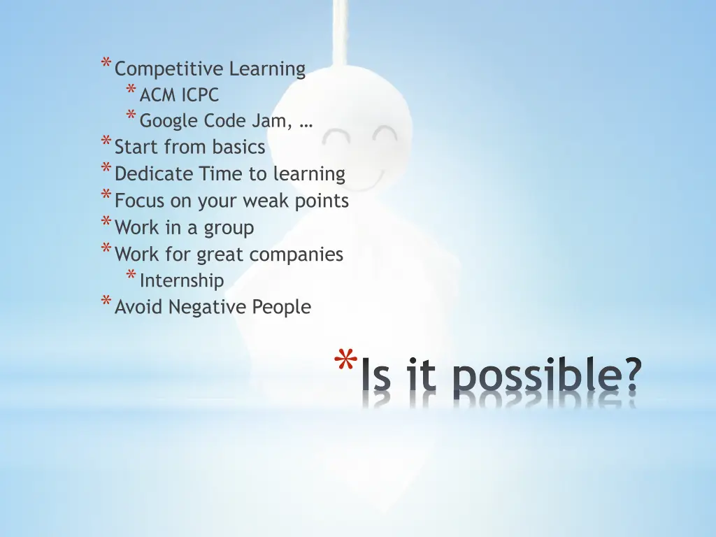 competitive learning acm icpc google code